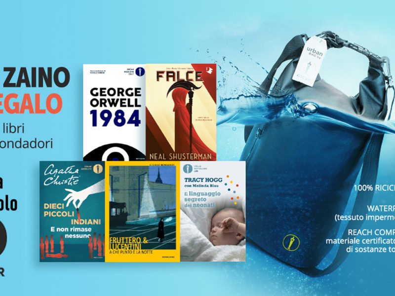 Con 2 Oscar Mondadori lo zaino waterproof in REGALO