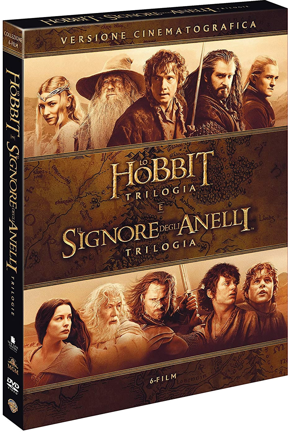 Signore Degli Anelli / Hobbit – 6 Film Theatrical Version (6 Dvd)