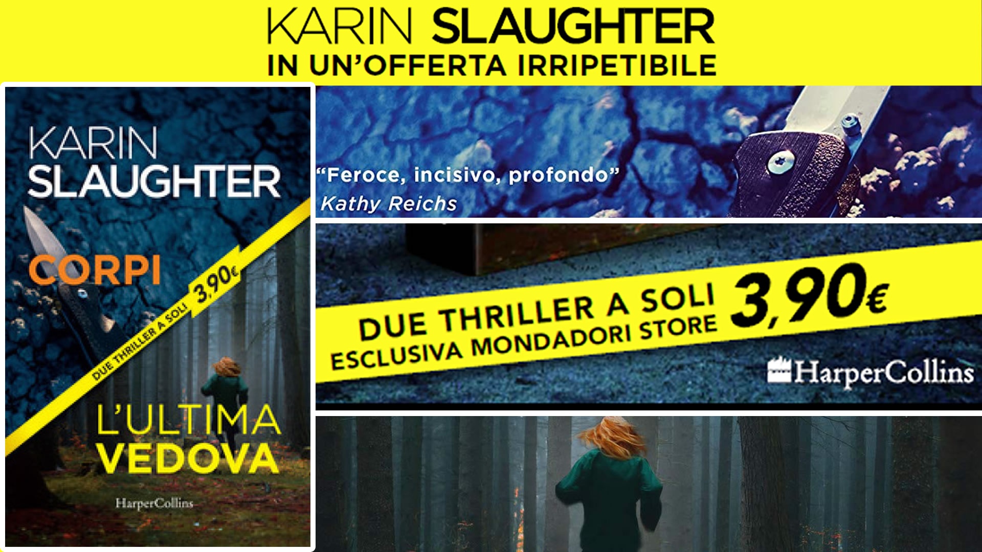 In Esclusiva 2 Thriller di Karin Slaughter a soli € 3,90