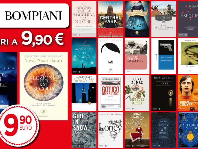 1+1 BOMPIANI Volumi Assortiti – 2 Libri a € 9,90